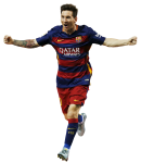 Lionel Messi football render