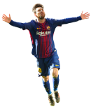 Lionel Messi football render