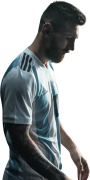 Lionel Messi football render