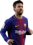 Lionel Messi football render