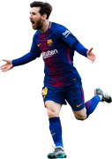 Lionel Messi football render