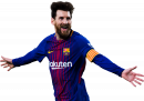 Lionel Messi football render