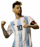 Lionel Messi football render