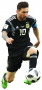 Lionel Messi football render