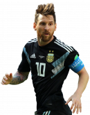 Lionel Messi football render