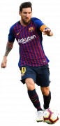 Lionel Messi football render