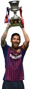 Lionel Messi football render