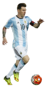 Lionel Messi football render