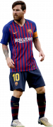 Lionel Messi football render