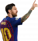 Lionel Messi football render