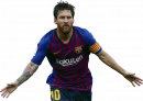 Lionel Messi football render