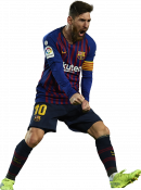 Lionel Messi football render