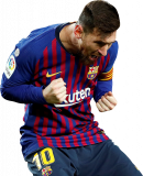 Lionel Messi football render