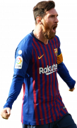 Lionel Messi football render