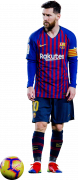 Lionel Messi football render