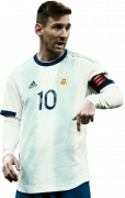 Lionel Messi football render