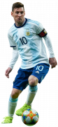 Lionel Messi football render