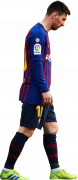 Lionel Messi football render