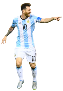 Lionel Messi football render