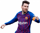 Lionel Messi football render