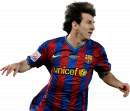 Lionel Messi football render