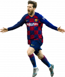 Lionel Messi football render