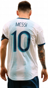 Lionel Messi football render