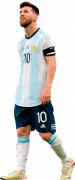 Lionel Messi football render