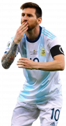 Lionel Messi football render