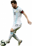 Lionel Messi football render