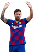 Lionel Messi football render