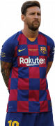 Lionel Messi football render