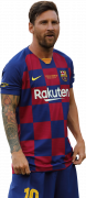 Lionel Messi football render