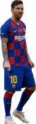 Lionel Messi football render