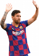 Lionel Messi football render