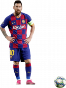 Lionel Messi football render