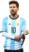 Lionel Messi football render