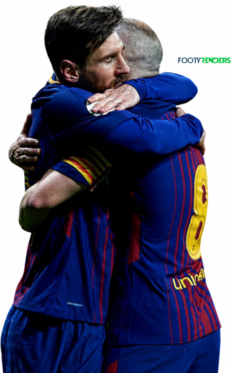 Lionel Messi & Andres Iniesta