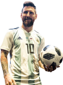 Lionel Messi football render