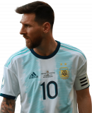 Lionel Messi football render