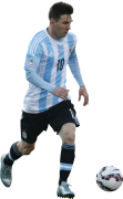 Lionel Messi football render