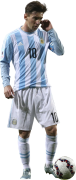 Lionel Messi football render