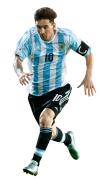 Lionel Messi football render