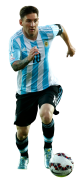 Lionel Messi football render