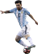 Lionel Messi football render