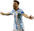 Lionel Messi football render