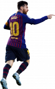 Lionel Messi football render