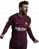 Lionel Messi football render