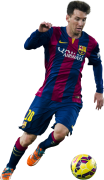 Lionel Messi football render