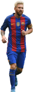 Lionel Messi football render